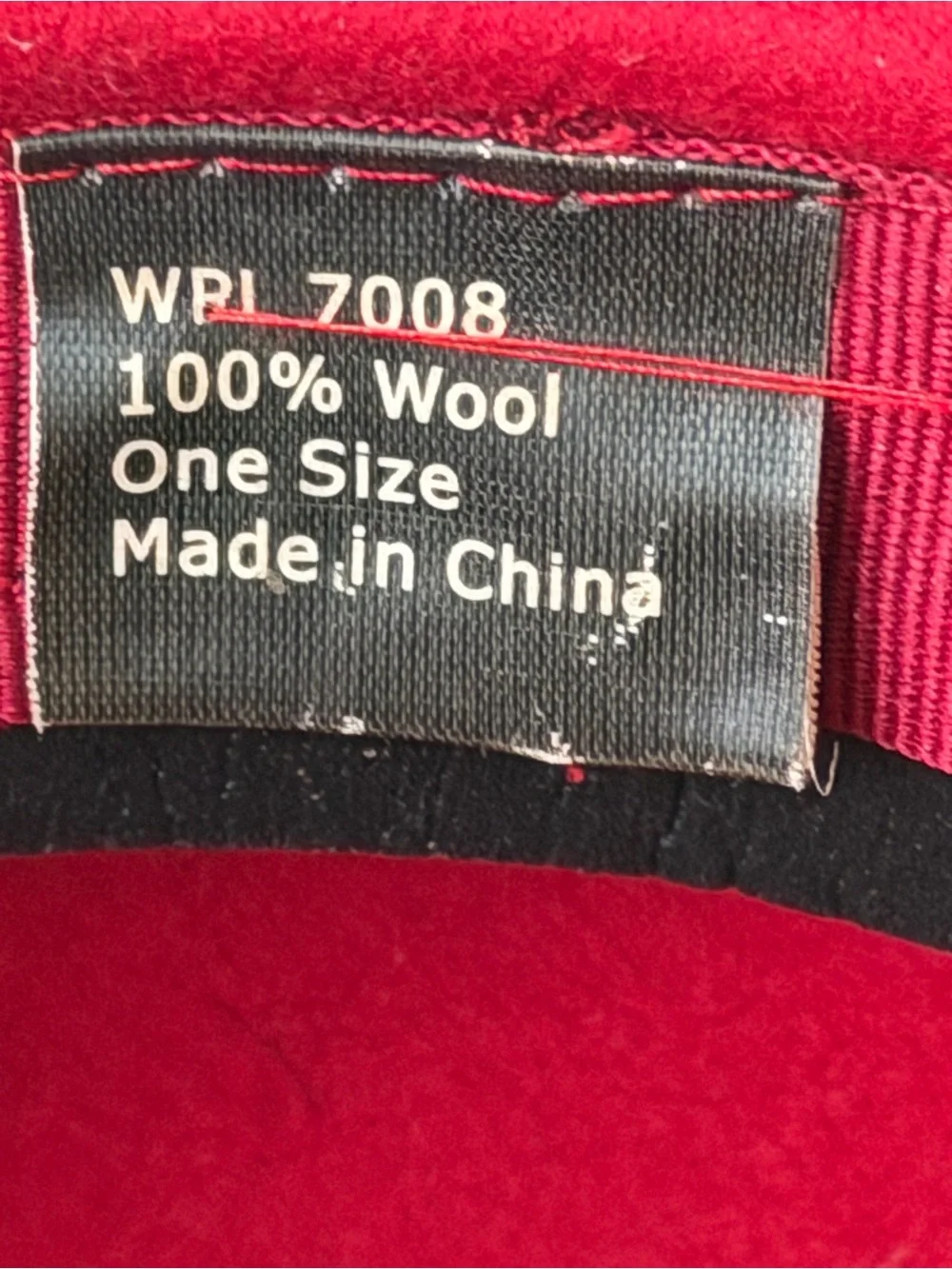 Arlin Red 100% Wool Cloche Hat with Marabou Feather Trim — One Size — WPL 7008